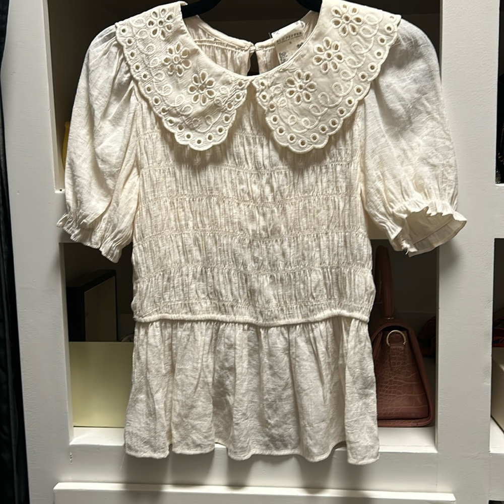 Peplum top from Dillards